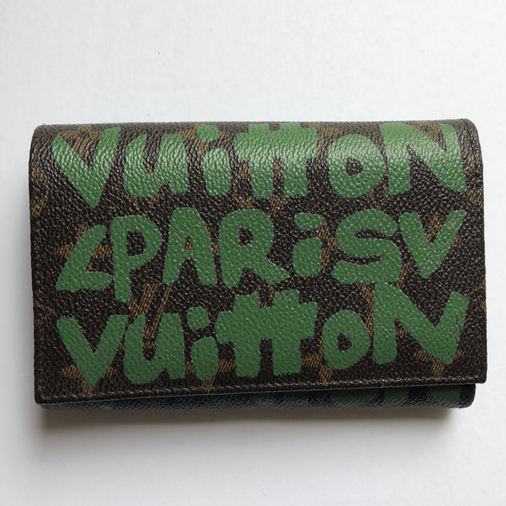 Leather Graffiti Wallet